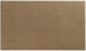 Squares Front Door Mat Indoor Outdoor Entrance, All-Weather Mats | Heavy Duty Outdoor Doormats, Non-Slip Rubber Backing, Dirt & Moisture Trapper, Low Profile, Made in USA, 35.5"x59.5", Camel Squares Front Door Mat Indoor Outdoor Entrance, All-Weather Mats | Heavy Duty Outdoor Doormats, Non-Slip Rubber Backing, Dirt & Moisture Trapper, Low Profile, Made in USA, 35.5"x59.5", Camel