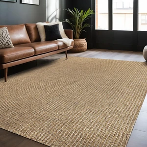 Easy Jute Rugs 5x7 Natural Color Living Room Indoor Outdoor Area Rug for Farmhouse Patio and Kitchen Rug High Traffic Washable Easy to Clean Solid Boho Woven Design Outside Carpet (5 x 7) Easy Jute Rugs 5x7 Natural Color Living Room Indoor Outdoor Area Rug for Farmhouse Patio and Kitchen Rug High Traffic Washable Easy to Clean Solid Boho Woven Design Outside Carpet (5 x 7)