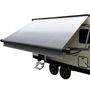 RV Awning Fabric Replacement(17'2" Fabric) Heavy Duty 19.5 oz Vinyl Fabric -Camper Awning Replacement Universal Replacement RV Awnings with Pull Strap for All Awning Brands-Senior Fade Grey RV Awning Fabric Replacement(17'2" Fabric) Heavy Duty 19.5 oz Vinyl Fabric -Camper Awning Replacement Universal Replacement RV Awnings with Pull Strap for All Awning Brands-Senior Fade Grey