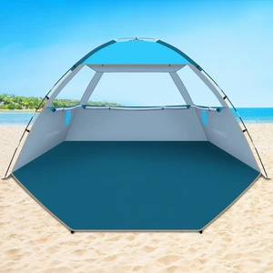Beach Tent Sun Shelter for 3/4/6/8 Person, UPF 50+ UV Protection Beach Shade Canopy Tent, Lightweight, Easy Set Up and Carry Beach Tent Sun Shelter for 3/4/6/8 Person, UPF 50+ UV Protection Beach Shade Canopy Tent, Lightweight, Easy Set Up and Carry