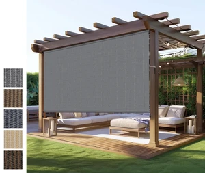 Outdoor Roller Shades,Exterior Cordless Patio Shade Roll Up Blind for Porch | 10ft Wide x 8 H Outdoor Blinds for Patio Porch Gazebo Pergola Privacy Screen Protection UV Sun Blocking Outdoor Roller Shades,Exterior Cordless Patio Shade Roll Up Blind for Porch | 10ft Wide x 8 H Outdoor Blinds for Patio Porch Gazebo Pergola Privacy Screen Protection UV Sun Blocking