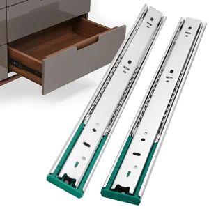 10 Pairs Soft Close Drawer Slides 22 Inch Heavy Duty Side Mount Rail | 100lb Load Cold Rolled Steel; 3-Section Full Extension; Quiet Smooth Ball Bearing Track; Quick Release Easy Setup Replacement 10 Pairs Soft Close Drawer Slides 22 Inch Heavy Duty Side Mount Rail | 100lb Load Cold Rolled Steel; 3-Section Full Extension; Quiet Smooth Ball Bearing Track; Quick Release Easy Setup Replacement