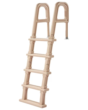 Swimming Pool Ladder, Inclined 5-Step Double Handrails Stair, Non-Slip Wide Step, 300 lbs Load Capacity, for 48-54 in Inground & Above-Ground Pools, Any Deck Surface, Indoor & Outdoor, Taupe Swimming Pool Ladder, Inclined 5-Step Double Handrails Stair, Non-Slip Wide Step, 300 lbs Load Capacity, for 48-54 in Inground & Above-Ground Pools, Any Deck Surface, Indoor & Outdoor, Taupe