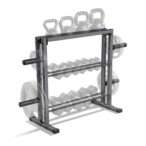 Combo Weights Storage Rack for Dumbbells, Kettlebells, and Weight Plates DBR-0117 gray 18.00 x 36.00 x 54.00 inches Combo Weights Storage Rack for Dumbbells, Kettlebells, and Weight Plates DBR-0117 gray 18.00 x 36.00 x 54.00 inches