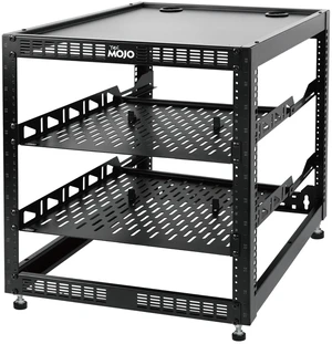 12U Open Frame Network Rack for IT & AV Gear, AV Rack Floor Standing or Wall Mounted,with 2 PCS 1U Rack Shelves & Mounting Hardware,Network Rack for 19" Networking,Audio and Video Device 12U Open Frame Network Rack for IT & AV Gear, AV Rack Floor Standing or Wall Mounted,with 2 PCS 1U Rack Shelves & Mounting Hardware,Network Rack for 19" Networking,Audio and Video Device