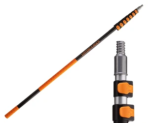 5-30 ft Long Telescoping Extension Pole, Multi-Purpose Extended Pole | Universal Twist-on Metal Tip // Lightweight and Sturdy // Best Telescoping Tool for Painting, Dusting and Window Cleaning 5-30 ft Long Telescoping Extension Pole, Multi-Purpose Extended Pole | Universal Twist-on Metal Tip // Lightweight and Sturdy // Best Telescoping Tool for Painting, Dusting and Window Cleaning