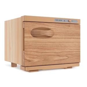 Towel Warmer Cabinet, 8L Hot Spa Small Towel Warmer Heating Use for Facial Spa, Hair Beauty, Salon Equipment and Home - Wood-like Towel Warmer Cabinet, 8L Hot Spa Small Towel Warmer Heating Use for Facial Spa, Hair Beauty, Salon Equipment and Home - Wood-like
