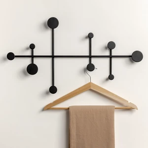 'Sval' Wall Wardrobe | Minimalist Coat Hook Design from Berlin | Modern Metal Wall-Mounted Coat Rack/Hooks | Black 'Sval' Wall Wardrobe | Minimalist Coat Hook Design from Berlin | Modern Metal Wall-Mounted Coat Rack/Hooks | Black