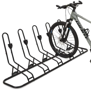 Floor Bike Rack for 5 Bikes, Safeguard Disc Brakes & Derailleurs Design, Waterproof Bicycle Stand Indoor/Outdoor/Garage Use, Fits 12"-29" Tires, Upgraded 0.63" Steel Tubes for Stability Floor Bike Rack for 5 Bikes, Safeguard Disc Brakes & Derailleurs Design, Waterproof Bicycle Stand Indoor/Outdoor/Garage Use, Fits 12"-29" Tires, Upgraded 0.63" Steel Tubes for Stability
