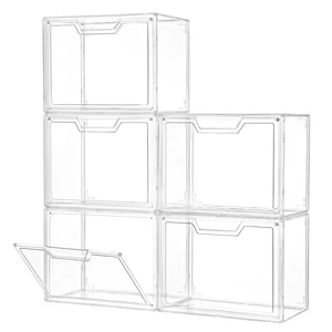 Stackable Acrylic Display Case,Clear Storage Bins with Lid for Collectibles | Purse Organizer ,Storage Boxes/Bins with Lids, Closet Organizers and Storage for HandBags, Hat, Collectibles and Lego Stackable Acrylic Display Case,Clear Storage Bins with Lid for Collectibles | Purse Organizer ,Storage Boxes/Bins with Lids, Closet Organizers and Storage for HandBags, Hat, Collectibles and Lego