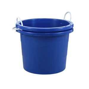 Easy-Access Storage Rope Handle Tub, 19 Gallon, Blue, 2 Count (TU0335) Easy-Access Storage Rope Handle Tub, 19 Gallon, Blue, 2 Count (TU0335)