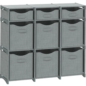 Cube Storage Organizer with Storage Bins Included - The Perfect Closet Organizers and Storage Solution. Includes 9 Storage Cubes, Great For Toy Storage, Closet Storage, Clothes Storage (Grey) Cube Storage Organizer with Storage Bins Included - The Perfect Closet Organizers and Storage Solution. Includes 9 Storage Cubes, Great For Toy Storage, Closet Storage, Clothes Storage (Grey)