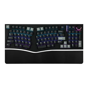 Feker Alice98 Ergonomic 98 Keys Custom Mechanical Keyboard | VIA Programmable, USB-C Wired Gaming Keyboard, Hot Swappable, 5 Layer Paddings, Control Knob, NKRO, RGB for Win/Mac (Black) Feker Alice98 Ergonomic 98 Keys Custom Mechanical Keyboard | VIA Programmable, USB-C Wired Gaming Keyboard, Hot Swappable, 5 Layer Paddings, Control Knob, NKRO, RGB for Win/Mac (Black)