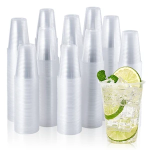 2000 Pack 9 OZ Clear Disposable Plastic Drinking Cups for Restaurant | PP Tumblers, Heavy Duty, Durable, Ideal for Office, Business, Party, Large Gathering, Wedding, Thanksgiving, Christmas 2000 Pack 9 OZ Clear Disposable Plastic Drinking Cups for Restaurant | PP Tumblers, Heavy Duty, Durable, Ideal for Office, Business, Party, Large Gathering, Wedding, Thanksgiving, Christmas