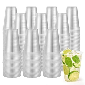 1000 Pack 16oz Plastic Cups,Disposable Clear Drinking Cups,Hot and Cold Drink Container for Water, Juice, Soda,Coffee 1000 Pack 16oz Plastic Cups,Disposable Clear Drinking Cups,Hot and Cold Drink Container for Water, Juice, Soda,Coffee