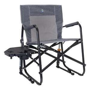 Outdoor Freestyle Rocker Portable Folding Rocking Chair, Outdoor Camping Chair with Side Table Outdoor Freestyle Rocker Portable Folding Rocking Chair, Outdoor Camping Chair with Side Table