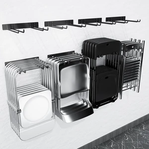 Folding Chair Storage Rack Wall Mount, Garden Tool Hanger for Garage Organization, Patio, Beach & Camping Chairs Organizer Hooks, Holds 480 lbs - 4 Pack Folding Chair Storage Rack Wall Mount, Garden Tool Hanger for Garage Organization, Patio, Beach & Camping Chairs Organizer Hooks, Holds 480 lbs - 4 Pack