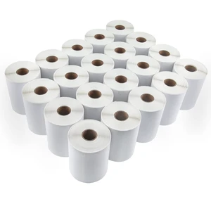 4400 4x6 Thermal Shipping Labels, Replacement for DYMO 1744907 | 20 Rolls, 220 Labels Per Roll, BPA Free, White Perforations, Strong Adhesive, Compatible with Rollo, Jadens, Nelko, DYMO 4XL 4400 4x6 Thermal Shipping Labels, Replacement for DYMO 1744907 | 20 Rolls, 220 Labels Per Roll, BPA Free, White Perforations, Strong Adhesive, Compatible with Rollo, Jadens, Nelko, DYMO 4XL
