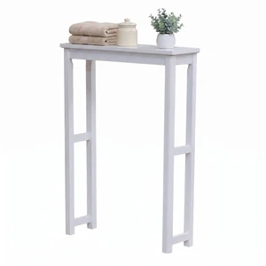 Dorset Over-the-Toilet Storage Shelf, White, 27x9x37 | 27W x 37H White Space Saver Rack with Single Open Shelf for Towels and Toiletries, Easy Assembly Bathroom Organizer Dorset Over-the-Toilet Storage Shelf, White, 27x9x37 | 27W x 37H White Space Saver Rack with Single Open Shelf for Towels and Toiletries, Easy Assembly Bathroom Organizer