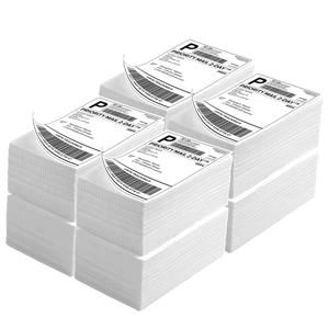 Fanfold 4" x 6" Direct Thermal Labels 4000 Thermal Printer Paper 8 Stacks Shipping Labels Fanfold 4" x 6" Direct Thermal Labels 4000 Thermal Printer Paper 8 Stacks Shipping Labels
