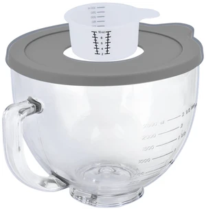 Tilt-Head Stand Mixer Glass Bowl, 5 QT,Compatible with Kitchenaid Artisan&Classic Series,Glass Bowl with Lid,Mixer Bowl Cover to Prevent Spilling of Ingredients,Contemporary with Grey Lid Tilt-Head Stand Mixer Glass Bowl, 5 QT,Compatible with Kitchenaid Artisan&Classic Series,Glass Bowl with Lid,Mixer Bowl Cover to Prevent Spilling of Ingredients,Contemporary with Grey Lid