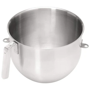 KSMC8QBOWL 8-Quart Mixing Bowl with J Hook Handle, Stainless Steel, NSF, 8quarts KSMC8QBOWL 8-Quart Mixing Bowl with J Hook Handle, Stainless Steel, NSF, 8quarts
