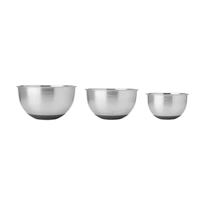 Stainless Steel Mixing Bowls, Set Of 3 Stainless Steel Mixing Bowls, Set Of 3