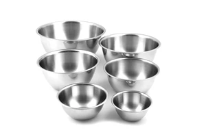 6-Piece Nesting Stainless Steel Polished Mixing Bowls Set | 0.5, 1.25, 2.75, 4.25, 6.25 and 10.75 Quart Mixing Bowl Set | Nesting Bowls For Easy Storage | Durable Stainless Steel Bowls 6-Piece Nesting Stainless Steel Polished Mixing Bowls Set | 0.5, 1.25, 2.75, 4.25, 6.25 and 10.75 Quart Mixing Bowl Set | Nesting Bowls For Easy Storage | Durable Stainless Steel Bowls