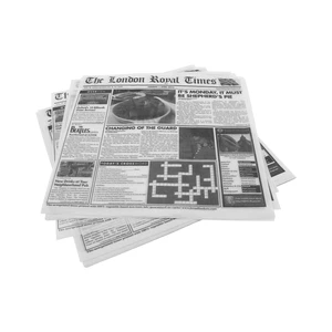 12" x 12" White Food-Safe London Newsprint Liner (Pack of 1000) 12" x 12" White Food-Safe London Newsprint Liner (Pack of 1000)