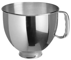 K5THSBP 5 Qt Tilt-Head Polished Stainless Steel Bowl with Handle | Polished Stainless Steel Construction, Dishwasher-safe, Comfortable Handle, Fits 5-Qt Tilt-Head Stand Mixers K5THSBP 5 Qt Tilt-Head Polished Stainless Steel Bowl with Handle | Polished Stainless Steel Construction, Dishwasher-safe, Comfortable Handle, Fits 5-Qt Tilt-Head Stand Mixers