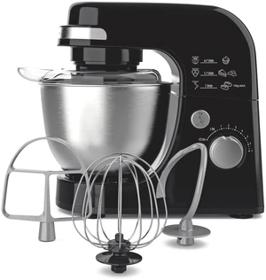 4 Quart Electric Stand Mixer With 7 Speeds | Planetary Mixing For Full Bowl Coverage | Splash Guard | 300 Watts | Whisk, Flat Beater, Dough Hook | Black 4 Quart Electric Stand Mixer With 7 Speeds | Planetary Mixing For Full Bowl Coverage | Splash Guard | 300 Watts | Whisk, Flat Beater, Dough Hook | Black