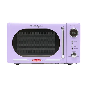 Countertop Microwave Oven with Easy Clean Interior- Retro Microwave with LED Display & Child Lock- Compact 0.7 Cu Ft Oven With 12 Pre-Programmed Settings for any kitchen- 700-Watts- Lavender Countertop Microwave Oven with Easy Clean Interior- Retro Microwave with LED Display & Child Lock- Compact 0.7 Cu Ft Oven With 12 Pre-Programmed Settings for any kitchen- 700-Watts- Lavender