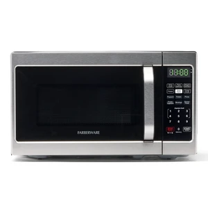 0.7 Cu. Ft. Countertop Microwave Oven 700 Watts Power, Auto Cook Settings, Defrost, Easy Clean and Child Safety Lock - Stainless 0.7 Cu. Ft. Countertop Microwave Oven 700 Watts Power, Auto Cook Settings, Defrost, Easy Clean and Child Safety Lock - Stainless