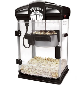 Stir Crazy Movie Theater Popcorn Popper, Gourmet Popcorn Maker Machine with Nonstick Popcorn Kettle, Measuring Tool and Popcorn Scoop for Popcorn Machine, 4 Qt., Black Stir Crazy Movie Theater Popcorn Popper, Gourmet Popcorn Maker Machine with Nonstick Popcorn Kettle, Measuring Tool and Popcorn Scoop for Popcorn Machine, 4 Qt., Black