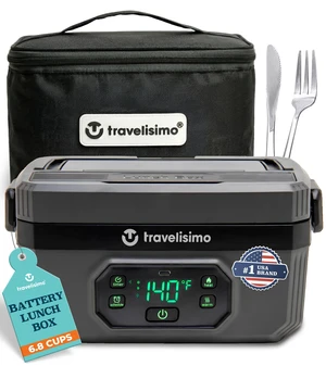 Heated Lunch Box Cordless XL 6.8 Cups Electric Lunch Box Battery Powered, Portable Food Warmer for Travel & Work, Rechargeable Lonchera Eléctrica Portátil para Calentar Almuerzo Heated Lunch Box Cordless XL 6.8 Cups Electric Lunch Box Battery Powered, Portable Food Warmer for Travel & Work, Rechargeable Lonchera Eléctrica Portátil para Calentar Almuerzo