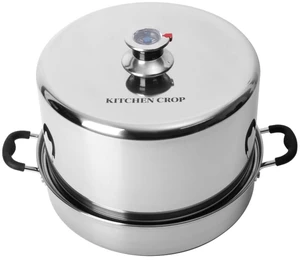 Steam Canner with Temperature Indicator (Stainless Steel Steam Canner) Steam Canner with Temperature Indicator (Stainless Steel Steam Canner)