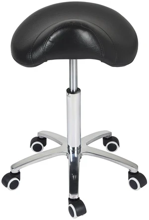 Saddle Stool Rolling Chair for Medical Massage Salon Kitchen Spa Drafting,Adjustable Hydraulic Stool with Wheels (Without Backrest, Black) Saddle Stool Rolling Chair for Medical Massage Salon Kitchen Spa Drafting,Adjustable Hydraulic Stool with Wheels (Without Backrest, Black)