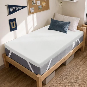 3 Inch Twin XL Cooling Gel Memory Foam Mattress Topper | CertiPUR-US certified. Removable & machine washable cover with adjustable straps. Non-slip mesh bottom. 3 Inch Twin XL Cooling Gel Memory Foam Mattress Topper | CertiPUR-US certified. Removable & machine washable cover with adjustable straps. Non-slip mesh bottom.