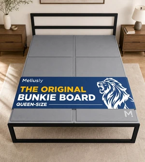 Original Bunkie Board Queen Size (60x80) - Under Bed Support | Non-Slip Breathable Bed Support Board for Slatted Bed Frame, Anti-Sag, Noise Minimizing Moisture Resistant Bed Board Original Bunkie Board Queen Size (60x80) - Under Bed Support | Non-Slip Breathable Bed Support Board for Slatted Bed Frame, Anti-Sag, Noise Minimizing Moisture Resistant Bed Board