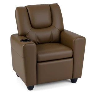 Kids Recliner Chair with Cup Holder, Toddler Adjustable Lounge Chair w/Footrest for Boys Girls Room, Ergonomic Baby Child Furniture Sofa for Age 3+ Gifts, Kids Mini Recliner up to 150 lbs Kids Recliner Chair with Cup Holder, Toddler Adjustable Lounge Chair w/Footrest for Boys Girls Room, Ergonomic Baby Child Furniture Sofa for Age 3+ Gifts, Kids Mini Recliner up to 150 lbs