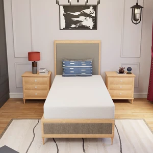 8 Inch Twin Mattress | White | Green Tea Gel Memory Foam | Medium Firm Feel | Pressure Relieving, Cooling & Breathable | Fiberglass Free | Bed-in-a-box | CertiPUR-US Certified 8 Inch Twin Mattress | White | Green Tea Gel Memory Foam | Medium Firm Feel | Pressure Relieving, Cooling & Breathable | Fiberglass Free | Bed-in-a-box | CertiPUR-US Certified