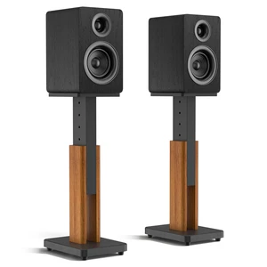 Height Adjustable Speaker Stand Pair for Bookshelf/Studio Monitor/Satellite,Wood Grain Speaker Stands for Klipsch, Edifier, JBL, Yamaha, KEF, Height Extend 18"-28", Heavy Duty Hold 50Lbs WR Cable Mgmt Height Adjustable Speaker Stand Pair for Bookshelf/Studio Monitor/Satellite,Wood Grain Speaker Stands for Klipsch, Edifier, JBL, Yamaha, KEF, Height Extend 18"-28", Heavy Duty Hold 50Lbs WR Cable Mgmt
