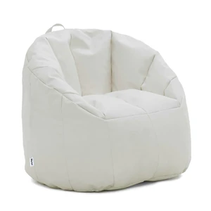Milano Outdoor Beanbag Chair White Marine | Polystyrene Bean Filled, Refillable, Vinyl, UV-Protected, Weather-Resistant, Fade-Proof Fabric Milano Outdoor Beanbag Chair White Marine | Polystyrene Bean Filled, Refillable, Vinyl, UV-Protected, Weather-Resistant, Fade-Proof Fabric