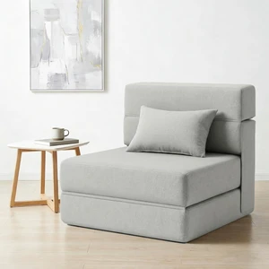 Folding Sofa Bed, 4 in 1 Foldable Mattress Sleeper Chair | Convertible Boneless Floor Couch, Memory Foam Inner, Chaise Lounger Futon Sofa For Living Room/Dorm/Guest Bed, Single Folding Sofa Bed, 4 in 1 Foldable Mattress Sleeper Chair | Convertible Boneless Floor Couch, Memory Foam Inner, Chaise Lounger Futon Sofa For Living Room/Dorm/Guest Bed, Single