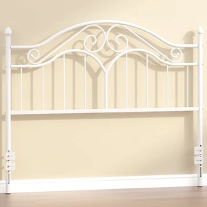 Headboard for Queen Size Bed Frame Vintage Bed Metal Headboard Only | Platform Bed Headboard,Height Adjustable,Sturdy and Stable,Easy Assembly,White Headboard for Queen Size Bed Frame Vintage Bed Metal Headboard Only | Platform Bed Headboard,Height Adjustable,Sturdy and Stable,Easy Assembly,White