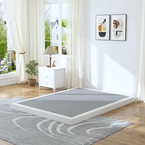 Full Box Spring 3 Inch Low Profile Sturdy Mattress Foundation | Metal Bed Base with Fabric Cover, Strong Bearing Capacity, Easy Assembly, Noise Free, Non Slip Full Box Spring 3 Inch Low Profile Sturdy Mattress Foundation | Metal Bed Base with Fabric Cover, Strong Bearing Capacity, Easy Assembly, Noise Free, Non Slip