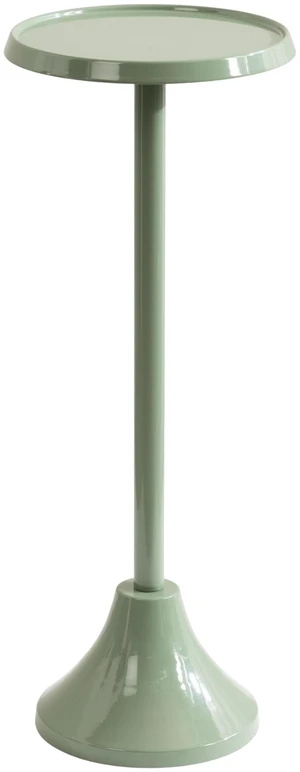 Sanzo Modern Round Metal Pedestal Drink Table, 9 x 9 x 23, Soft Green, Decorative Martini Table with Trumpet Base for Use as Indoor Plant Stand or Living Room Mini Table Sanzo Modern Round Metal Pedestal Drink Table, 9 x 9 x 23, Soft Green, Decorative Martini Table with Trumpet Base for Use as Indoor Plant Stand or Living Room Mini Table