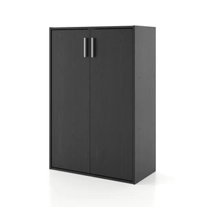 Apexa 3-Tier Stackable Wood Bookcase with Doors, Cube Storage Organizer Shelves, Small Food Pantry Cabinet, Dorm Teen Room Decor & Bedroom, Home Office, Kitchen, Black Apexa 3-Tier Stackable Wood Bookcase with Doors, Cube Storage Organizer Shelves, Small Food Pantry Cabinet, Dorm Teen Room Decor & Bedroom, Home Office, Kitchen, Black