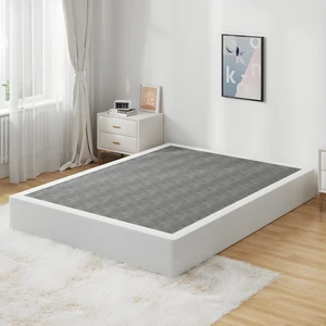 Queen Size Box Spring Bed Base 9 Inch, 3000lbs Heavy Duty Box Spring Queen Metal Mattress Foundation, Tool-Free Easy Assembly, Noise Free Queen Size Box Spring Bed Base 9 Inch, 3000lbs Heavy Duty Box Spring Queen Metal Mattress Foundation, Tool-Free Easy Assembly, Noise Free