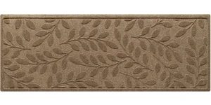 Brittney Leaf Front Door Mat Indoor Outdoor Entrance, All-Weather | Heavy Duty Outdoor Doormats, Non-Slip Rubber Backing, Dirt & Moisture Trapper, Low Profile, Made in USA, 22"x60", Camel Brittney Leaf Front Door Mat Indoor Outdoor Entrance, All-Weather | Heavy Duty Outdoor Doormats, Non-Slip Rubber Backing, Dirt & Moisture Trapper, Low Profile, Made in USA, 22"x60", Camel